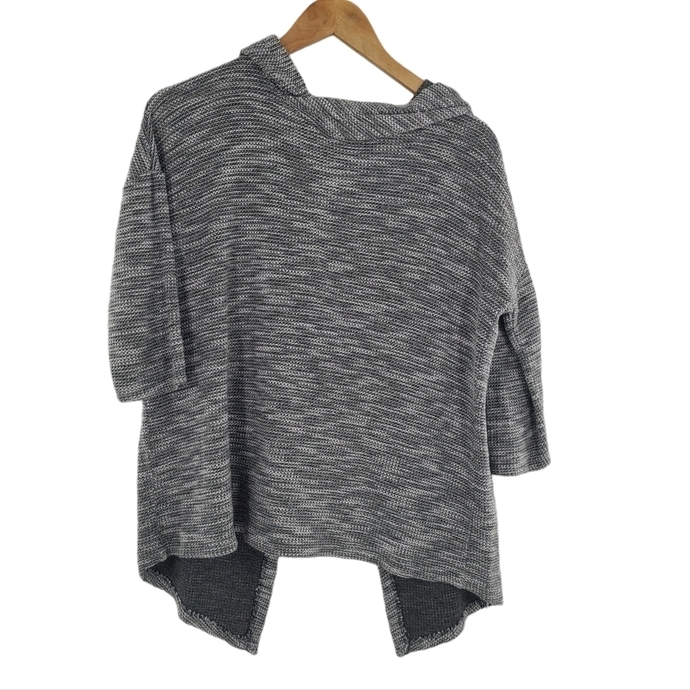 Beyond Yoga Fly Away Split Back Hoodie Sz‎ Medium ¾ Sleeve